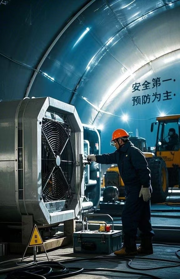 基坑气膜施工现场安全注意