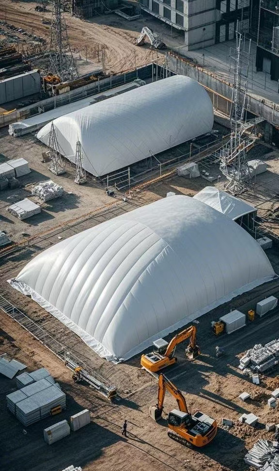 施工现场不规则可以使用气膜覆盖吗